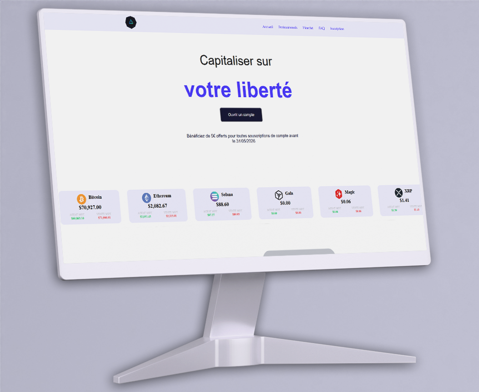 Photo N°3 du site web Cryptex dans le portfolio